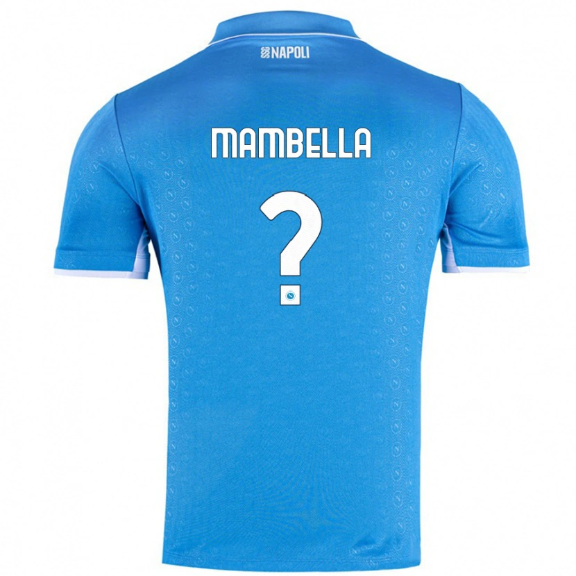 Danxen Kid Andrea Mambella #0 Sky Blue Home Jersey 2024/25 T-Shirt