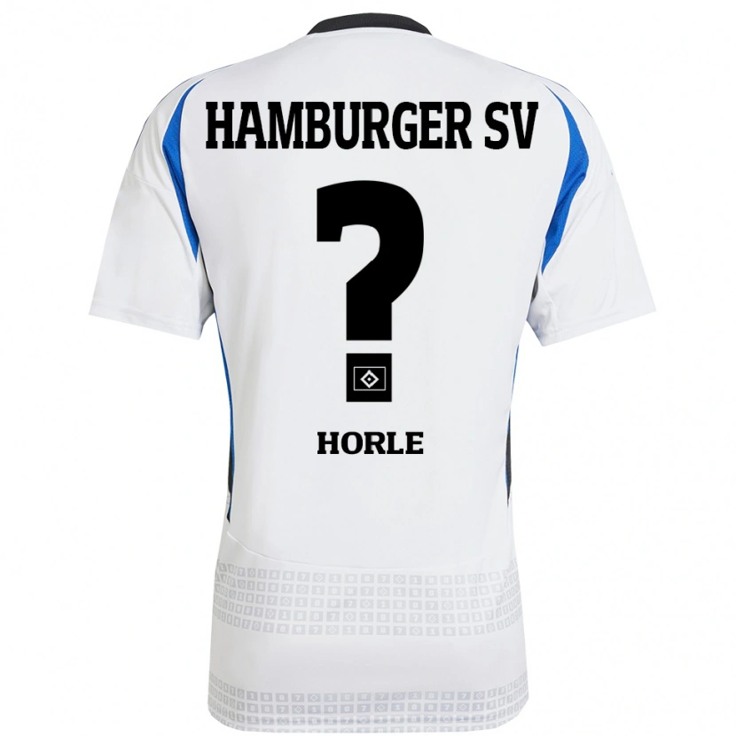 Danxen Kid Tim Niclas Hörle #0 White Blue Home Jersey 2024/25 T-Shirt