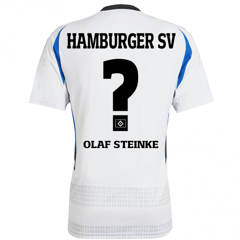 Danxen Kid Eric Olaf Steinke #0 White Blue Home Jersey 2024/25 T-Shirt