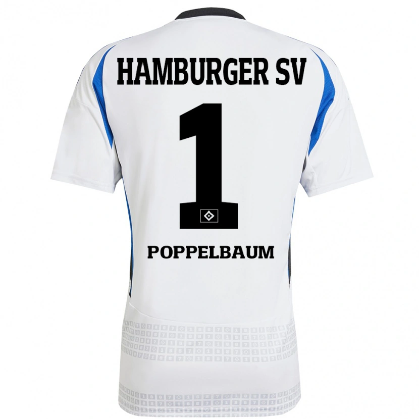 Danxen Kid Colin Poppelbaum #1 White Blue Home Jersey 2024/25 T-Shirt