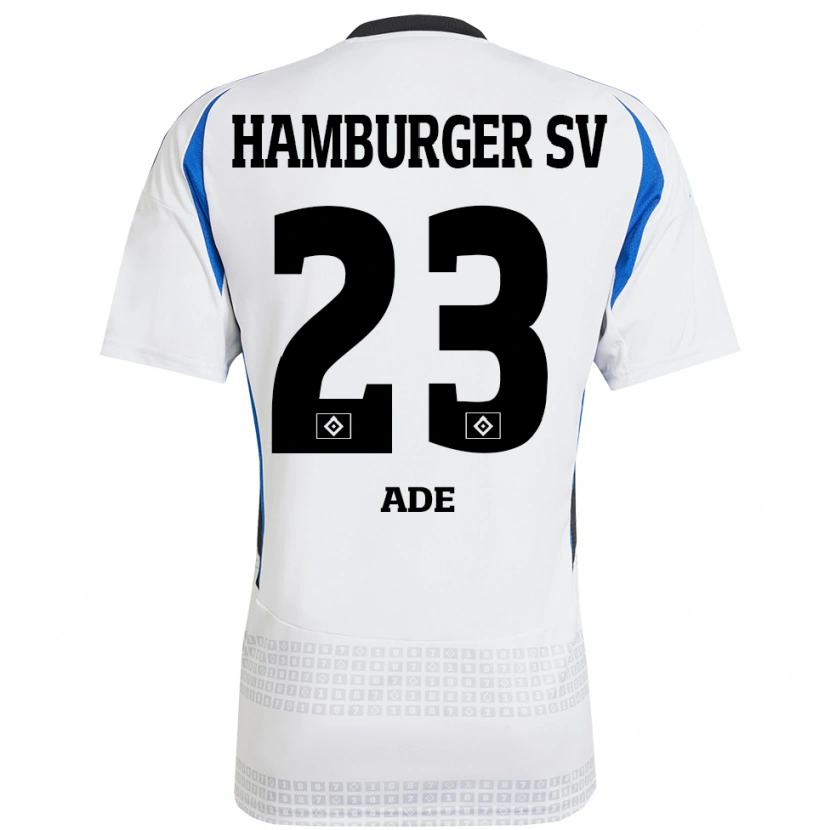 Danxen Kid Jeremy Ade #23 White Blue Home Jersey 2024/25 T-Shirt