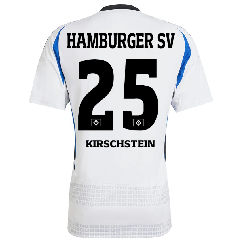 Danxen Kid Merle Kirschstein #25 White Blue Home Jersey 2024/25 T-Shirt