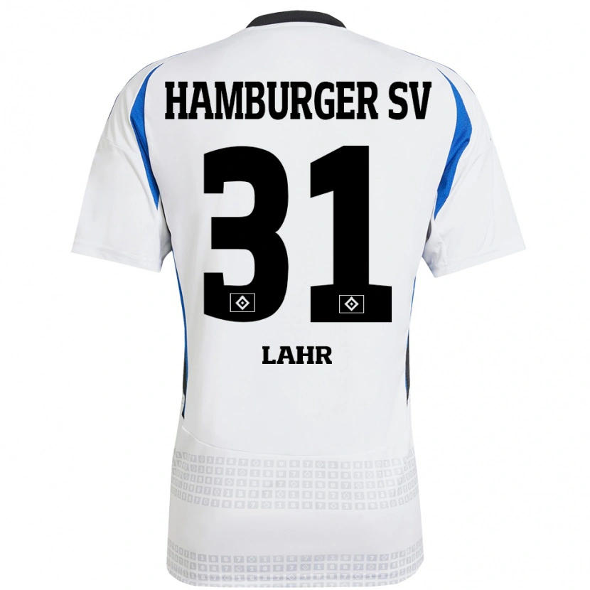 Danxen Kid Jobina Lahr #31 White Blue Home Jersey 2024/25 T-Shirt