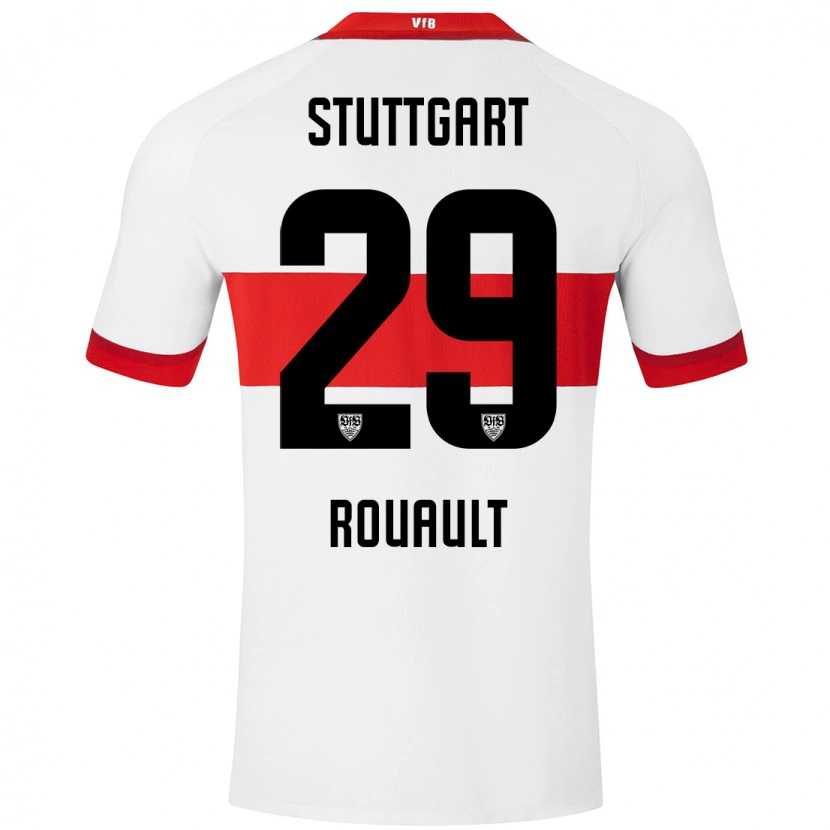 Danxen Kid Anthony Rouault #29 White Red Home Jersey 2024/25 T-Shirt