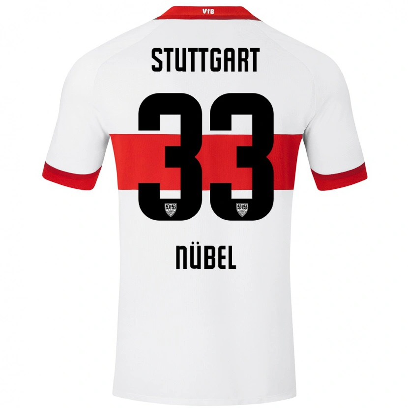 Danxen Kid Alexander Nübel #33 White Red Home Jersey 2024/25 T-Shirt