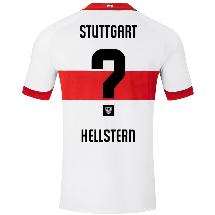 Danxen Kid Florian Hellstern #0 White Red Home Jersey 2024/25 T-Shirt