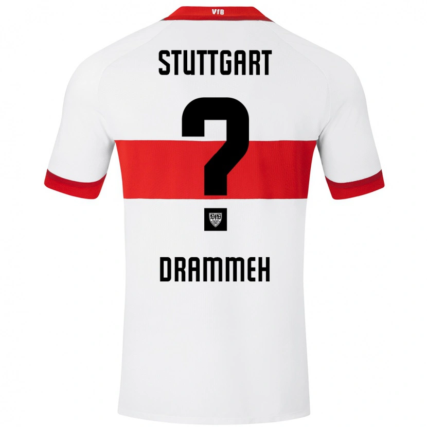 Danxen Kid Mohamed Drammeh #0 White Red Home Jersey 2024/25 T-Shirt