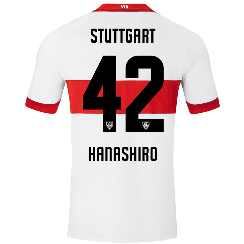 Danxen Kid Rinto Hanashiro #42 White Red Home Jersey 2024/25 T-Shirt