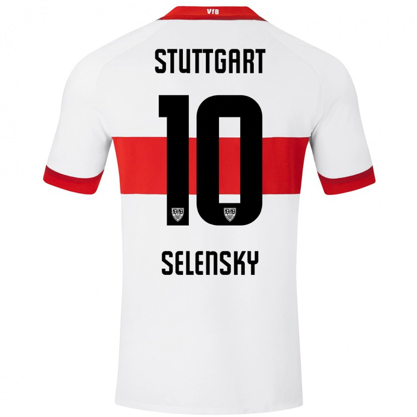 Danxen Kid Anja Selensky #10 White Red Home Jersey 2024/25 T-Shirt