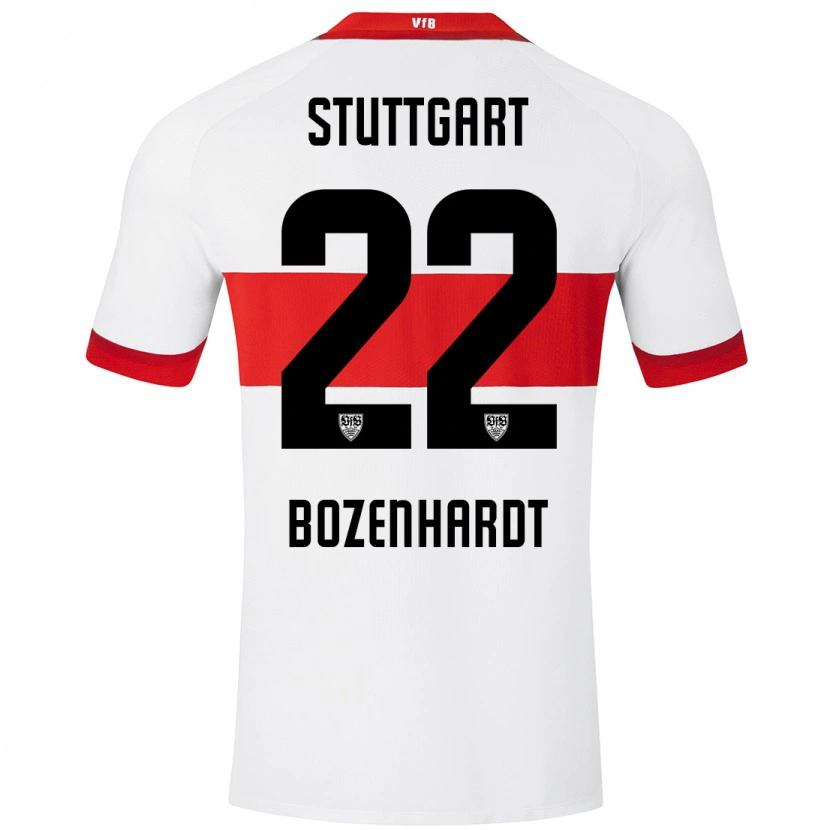 Danxen Kid Laura Bozenhardt #22 White Red Home Jersey 2024/25 T-Shirt