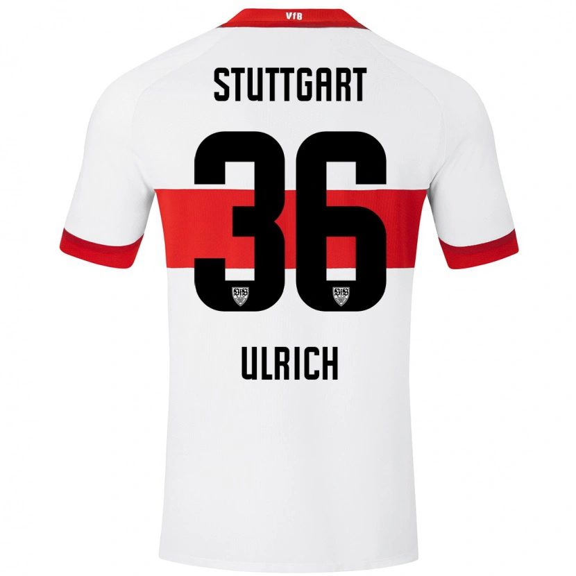 Danxen Kid Laurin Ulrich #36 White Red Home Jersey 2024/25 T-Shirt