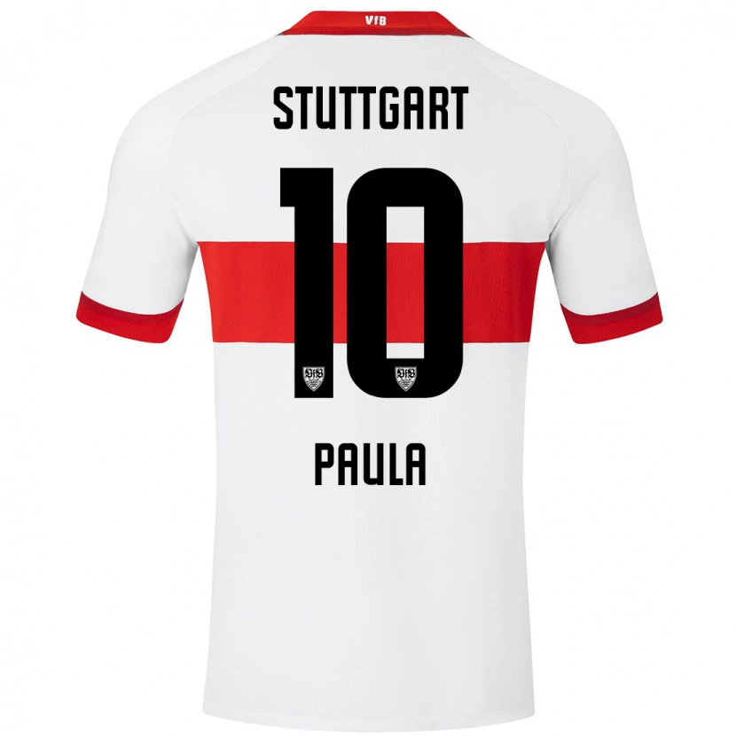 Danxen Kid Raul Paula #10 White Red Home Jersey 2024/25 T-Shirt