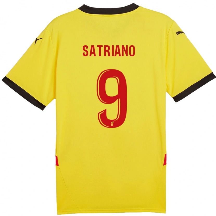 Danxen Kid Martín Satriano #9 Yellow Red Home Jersey 2024/25 T-Shirt