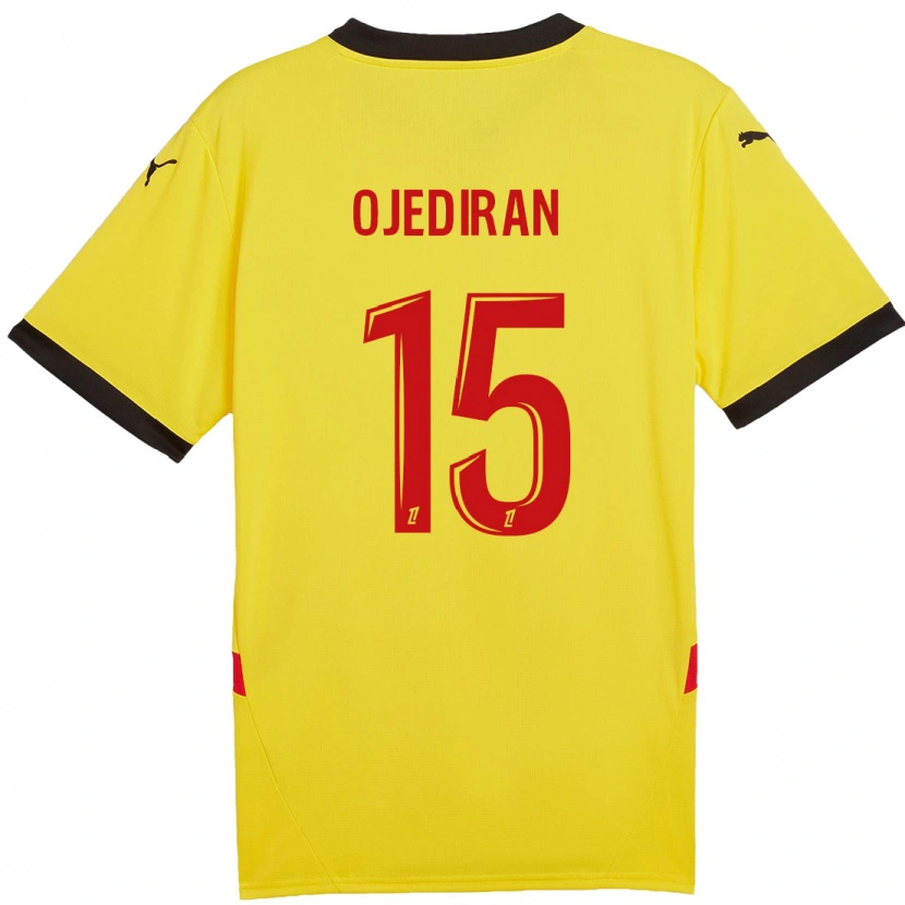 Danxen Kid Hamzat Ojediran #15 Yellow Red Home Jersey 2024/25 T-Shirt