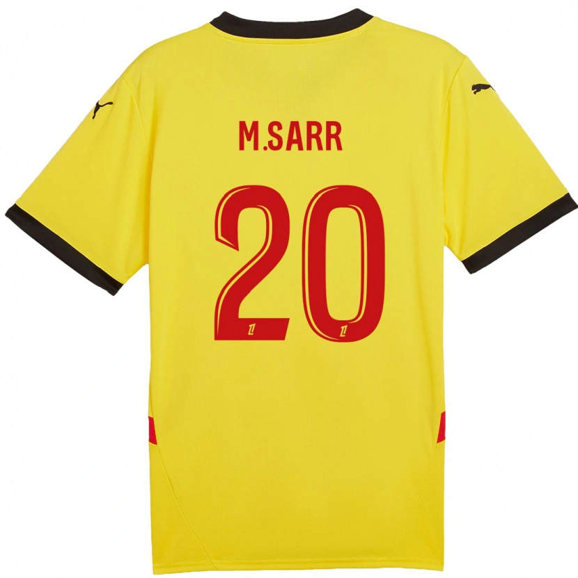 Danxen Kid Malang Sarr #20 Yellow Red Home Jersey 2024/25 T-Shirt