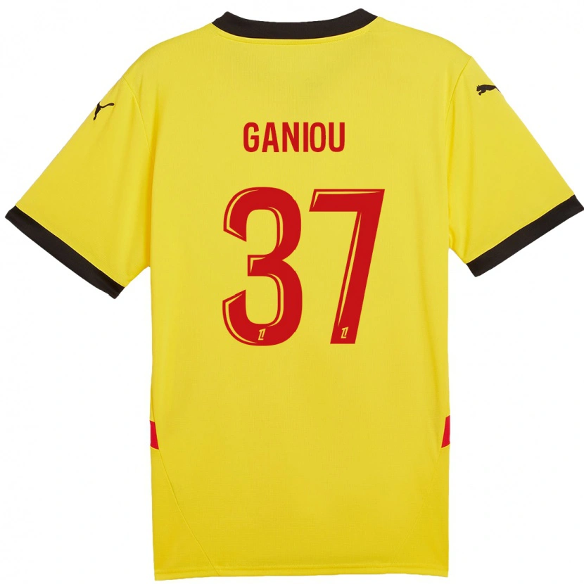 Danxen Kid Ismaëlo Ganiou #37 Yellow Red Home Jersey 2024/25 T-Shirt