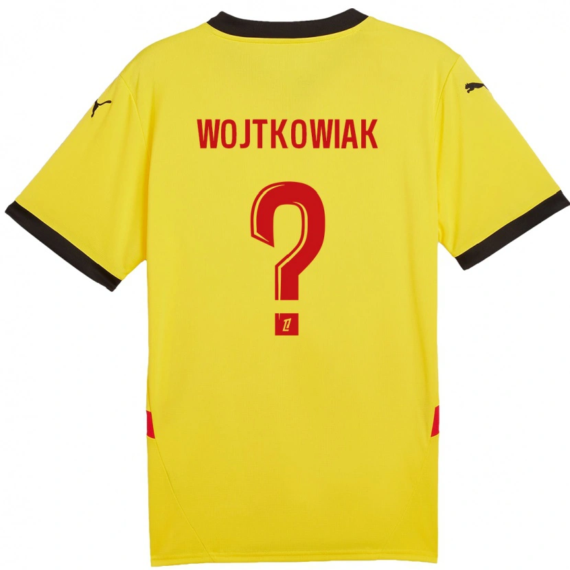 Danxen Kid Valentin Wojtkowiak #0 Yellow Red Home Jersey 2024/25 T-Shirt