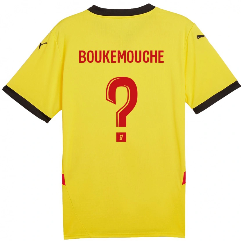 Danxen Kid Amine Boukemouche #0 Yellow Red Home Jersey 2024/25 T-Shirt