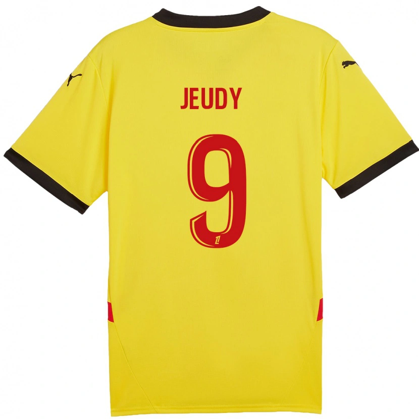 Danxen Kid Sherly Jeudy #9 Yellow Red Home Jersey 2024/25 T-Shirt