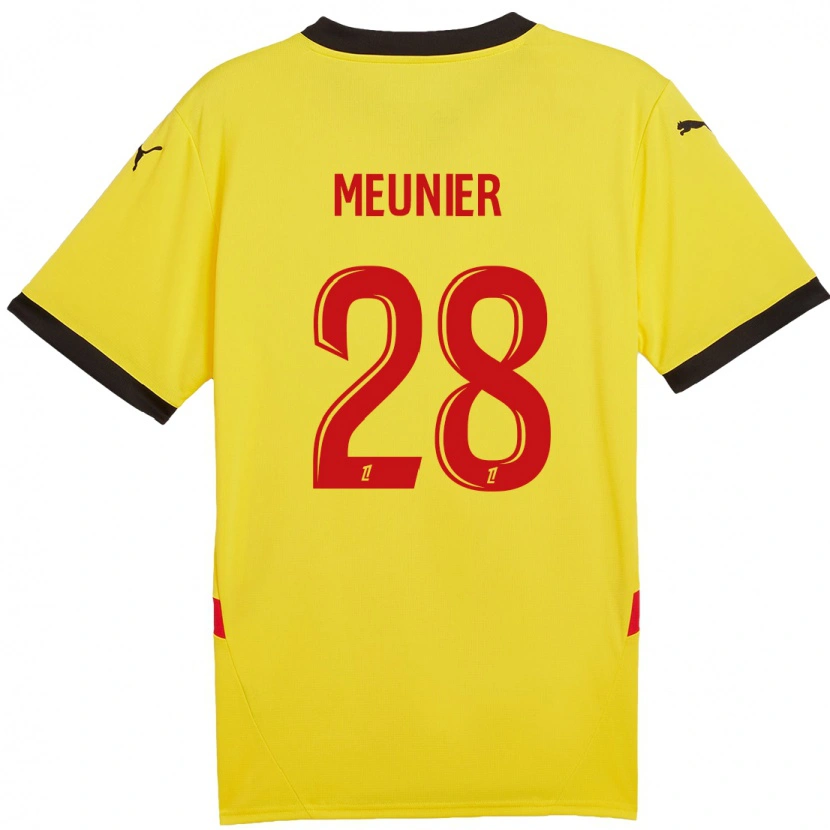 Danxen Kid Jennifer Meunier #28 Yellow Red Home Jersey 2024/25 T-Shirt