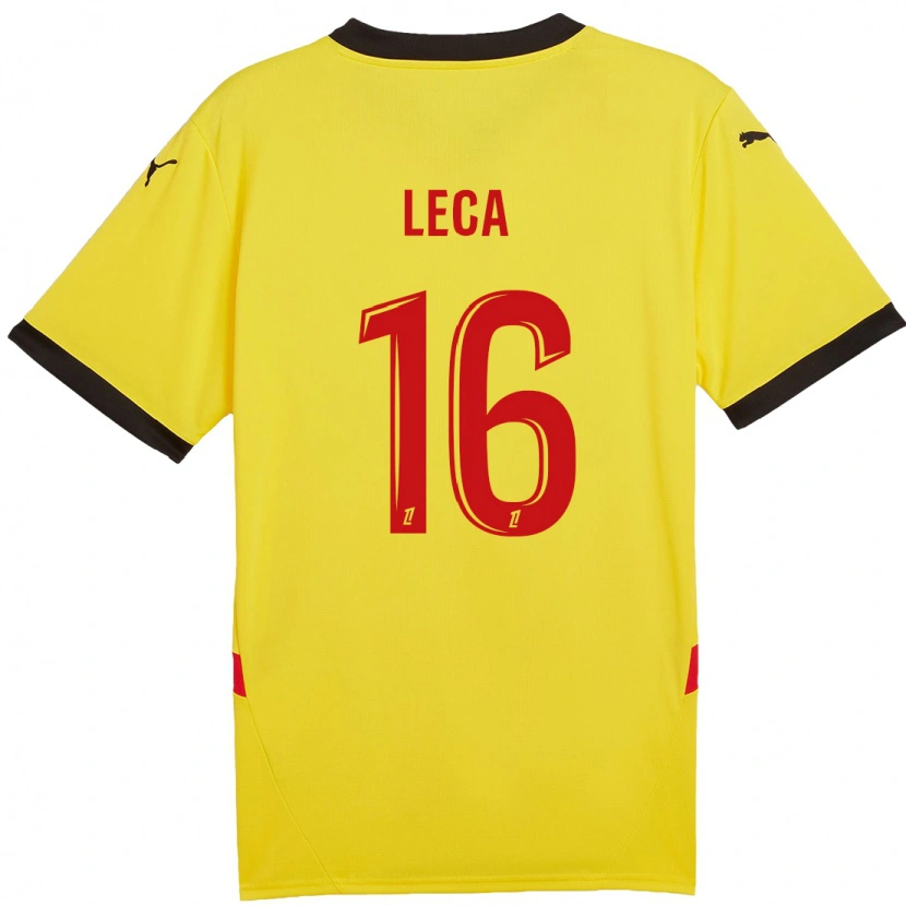 Danxen Kid Jean-Louis Leca #16 Yellow Red Home Jersey 2024/25 T-Shirt