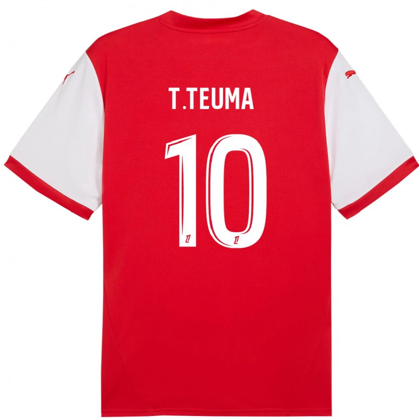 Danxen Kid Teddy Teuma #10 Red White Home Jersey 2024/25 T-Shirt