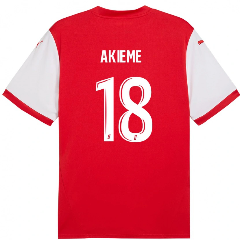 Danxen Kid Sergio Akieme #18 Red White Home Jersey 2024/25 T-Shirt