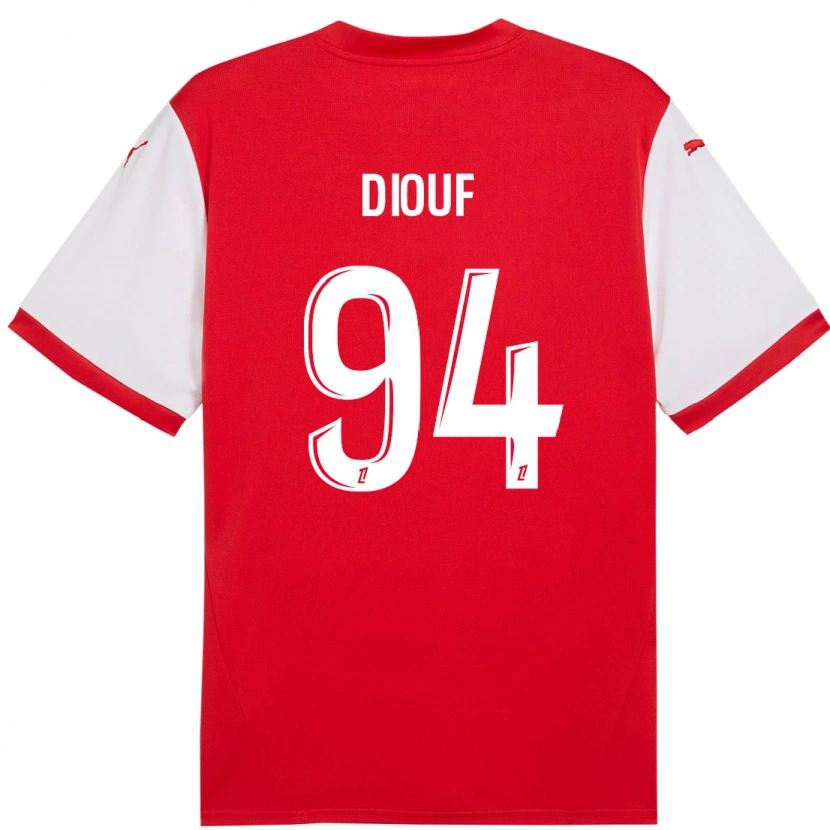 Danxen Kid Yehvann Diouf #94 Red White Home Jersey 2024/25 T-Shirt