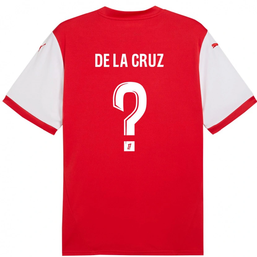 Danxen Kid Maiky De La Cruz #0 Red White Home Jersey 2024/25 T-Shirt