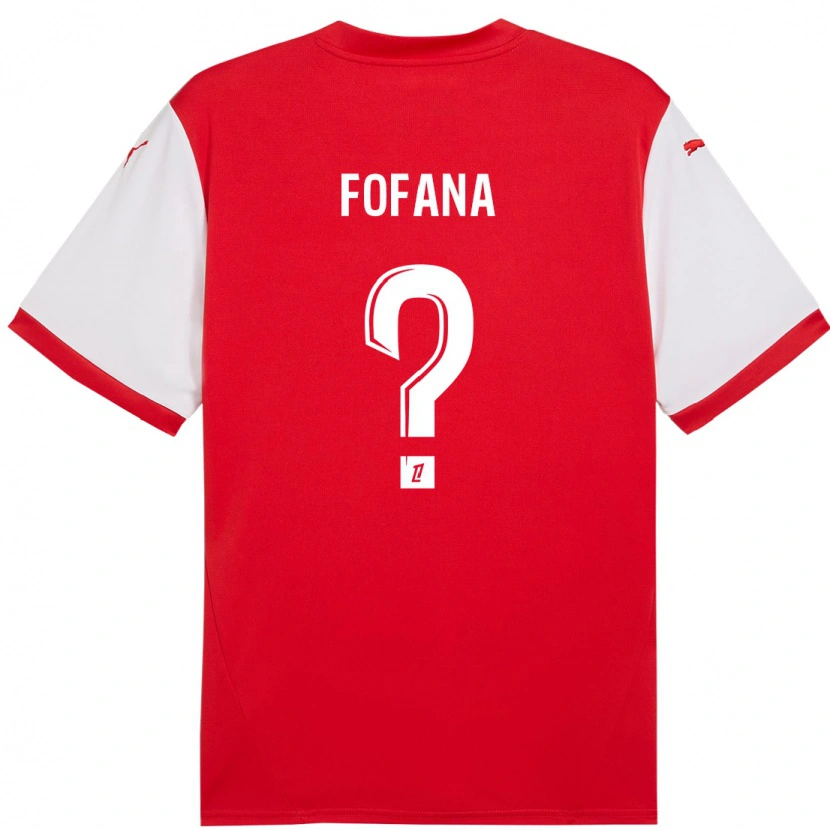 Danxen Kid Yaya Fofana #0 Red White Home Jersey 2024/25 T-Shirt