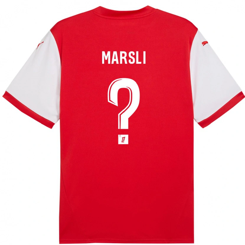 Danxen Kid Adam Marsli #0 Red White Home Jersey 2024/25 T-Shirt