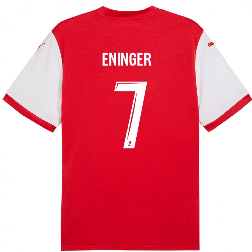 Danxen Kid Thelma Eninger #7 Red White Home Jersey 2024/25 T-Shirt