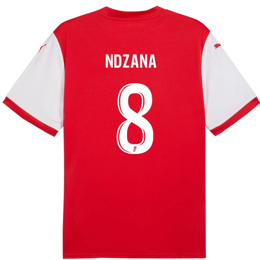 Danxen Kid Colette Ndzana #8 Red White Home Jersey 2024/25 T-Shirt