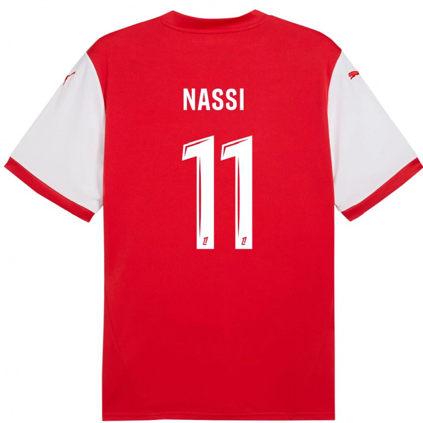 Danxen Kid Jade Nassi #11 Red White Home Jersey 2024/25 T-Shirt