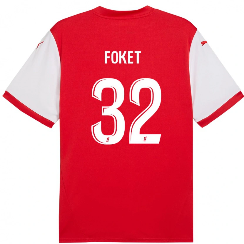 Danxen Kid Thomas Foket #32 Red White Home Jersey 2024/25 T-Shirt