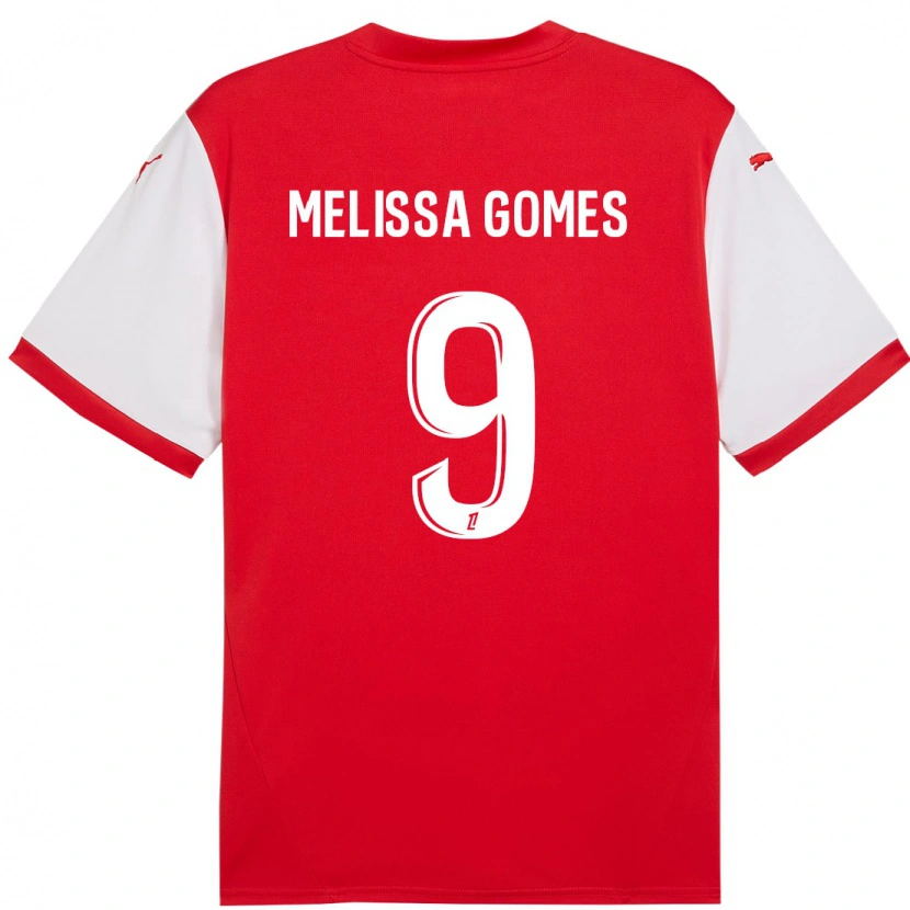 Danxen Kid Melissa Ferreira Gomes #9 Red White Home Jersey 2024/25 T-Shirt