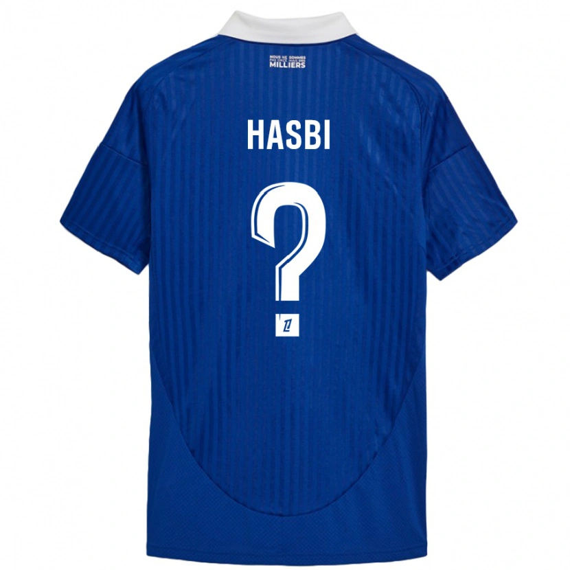 Danxen Kid Walid Hasbi #0 Blue White Home Jersey 2024/25 T-Shirt