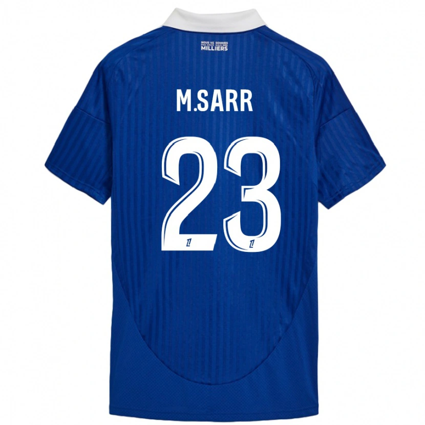 Danxen Kid Mamadou Sarr #23 Blue White Home Jersey 2024/25 T-Shirt