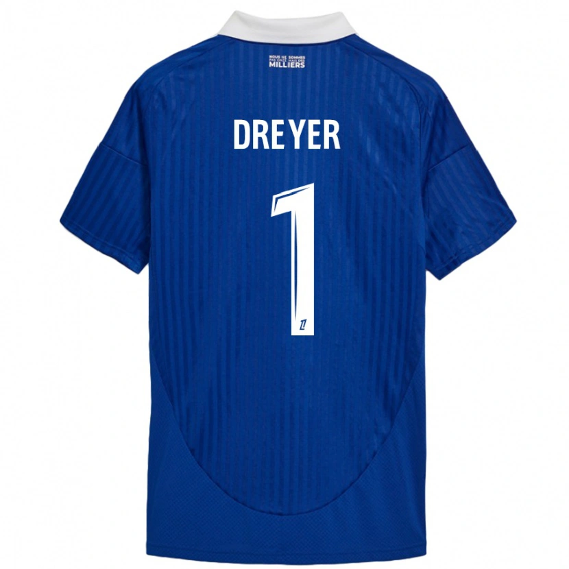 Danxen Kid Matthieu Dreyer #1 Blue White Home Jersey 2024/25 T-Shirt