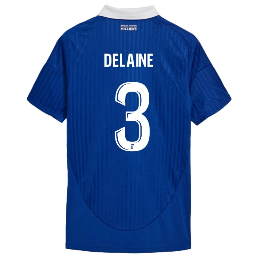 Danxen Kid Thomas Delaine #3 Blue White Home Jersey 2024/25 T-Shirt