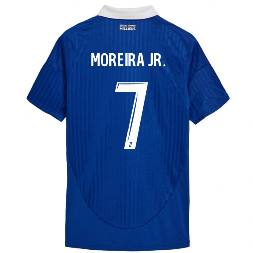 Danxen Kid Diego Moreira #7 Blue White Home Jersey 2024/25 T-Shirt