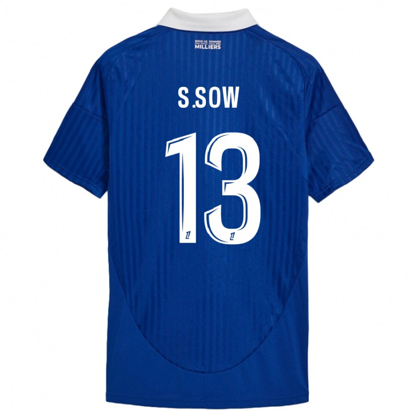 Danxen Kid Saïdou Sow #13 Blue White Home Jersey 2024/25 T-Shirt