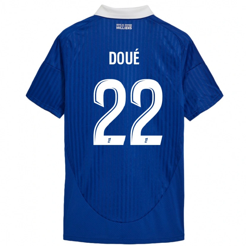 Danxen Kid Guéla Doué #22 Blue White Home Jersey 2024/25 T-Shirt