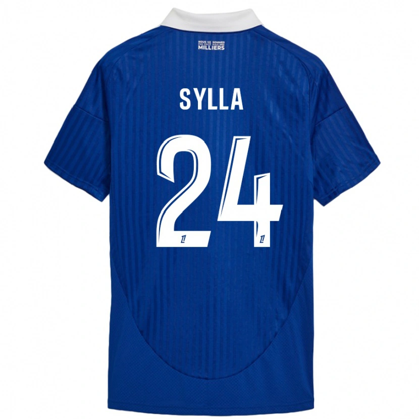 Danxen Kid Abakar Sylla #24 Blue White Home Jersey 2024/25 T-Shirt