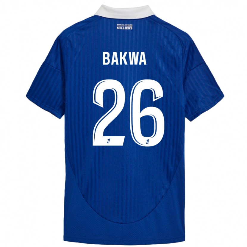 Danxen Kid Dilane Bakwa #26 Blue White Home Jersey 2024/25 T-Shirt