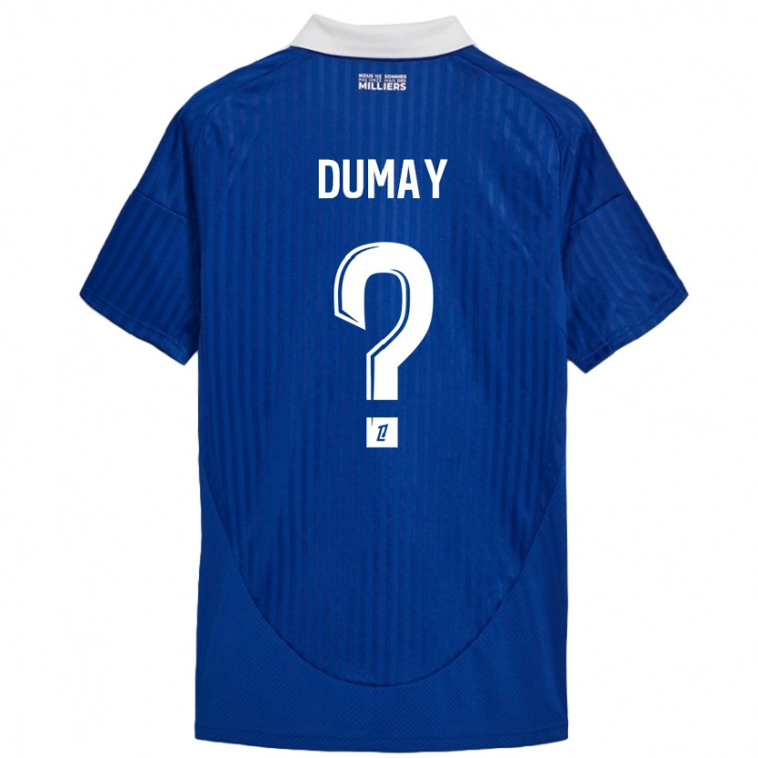 Danxen Kid Yoann Dumay #0 Blue White Home Jersey 2024/25 T-Shirt