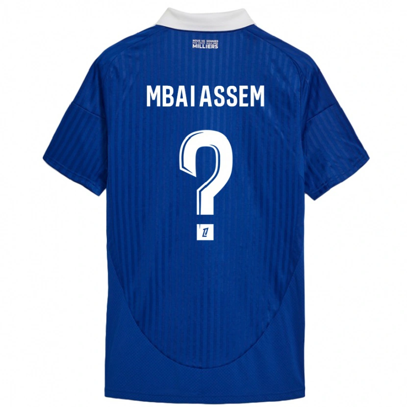 Danxen Kid Chris Mbaï-Assem #0 Blue White Home Jersey 2024/25 T-Shirt