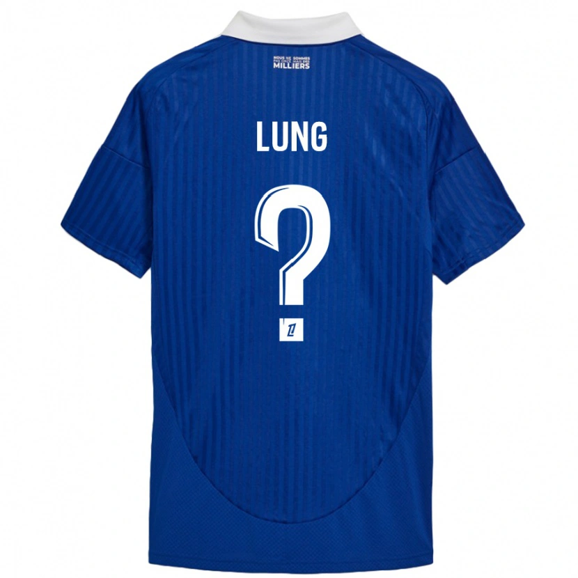 Danxen Kid Sacha Lung #0 Blue White Home Jersey 2024/25 T-Shirt