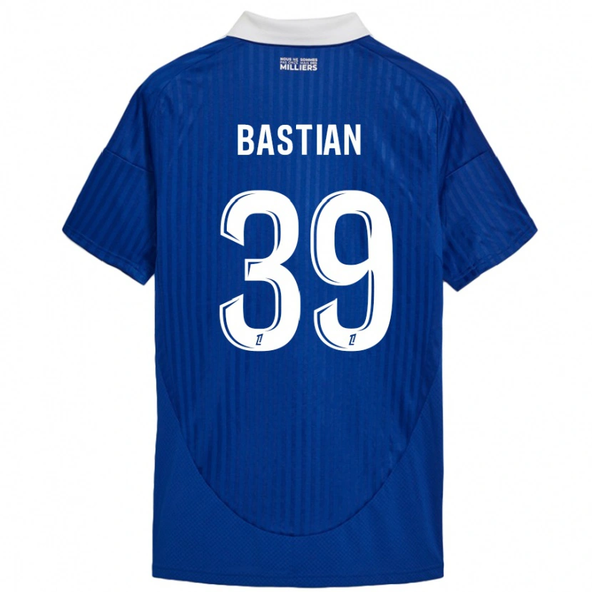 Danxen Kid Maxime Bastian #39 Blue White Home Jersey 2024/25 T-Shirt