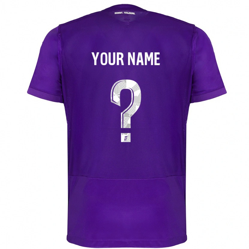 Danxen Kid Your Name #0 Purple White Home Jersey 2024/25 T-Shirt